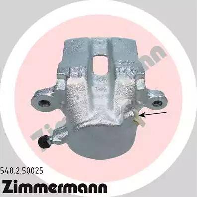 Zimmermann 540.2.50025 - Тормозной суппорт autosila-amz.com