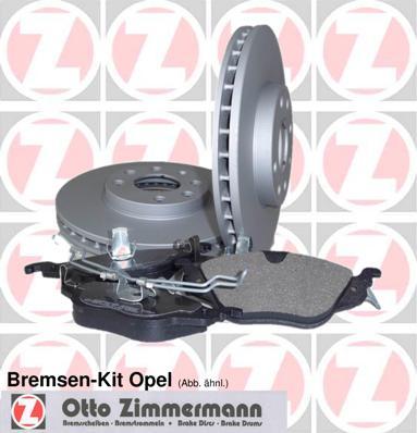 Zimmermann 640.4240.00 - Дисковый тормозной механизм, комплект autosila-amz.com