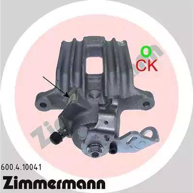 Zimmermann 600.4.10041 - Тормозной суппорт autosila-amz.com