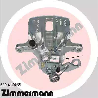 Zimmermann 600.4.10035 - Тормозной суппорт autosila-amz.com