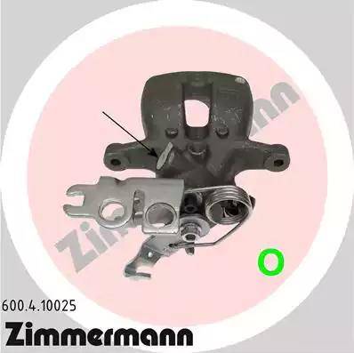Zimmermann 600.4.10025 - Тормозной суппорт autosila-amz.com
