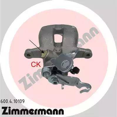 Zimmermann 600.4.10109 - Тормозной суппорт autosila-amz.com
