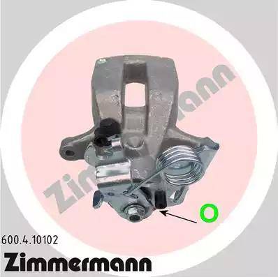 Zimmermann 600.4.10102 - Тормозной суппорт autosila-amz.com