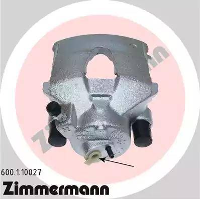 Zimmermann 600.1.10027 - Тормозной суппорт autosila-amz.com
