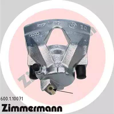 Zimmermann 600.1.10071 - Тормозной суппорт autosila-amz.com