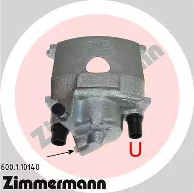 Zimmermann 600.1.10140 - Тормозной суппорт autosila-amz.com