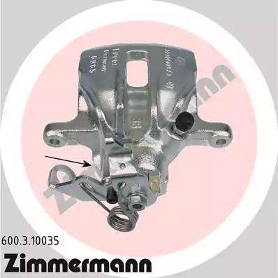 Zimmermann 600.3.10035 - Тормозной суппорт autosila-amz.com