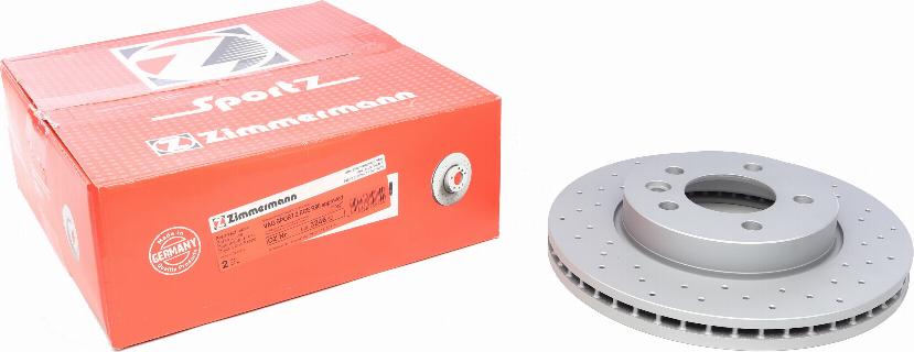 Zimmermann 600.3246.52 - Тормозной диск autosila-amz.com