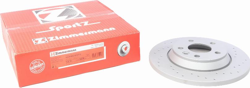Zimmermann 600.3216.52 - Тормозной диск autosila-amz.com