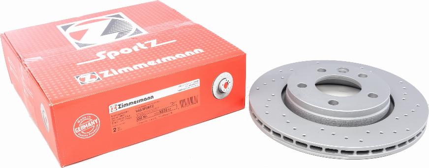 Zimmermann 600.3232.52 - Тормозной диск autosila-amz.com