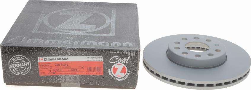 Zimmermann 600.3221.20 - Тормозной диск autosila-amz.com