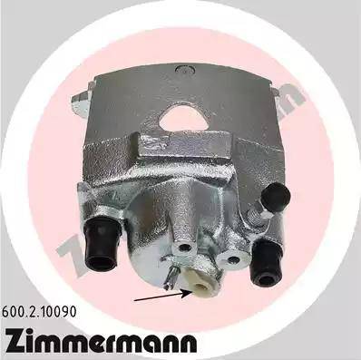 Zimmermann 600.2.10090 - Тормозной суппорт autosila-amz.com