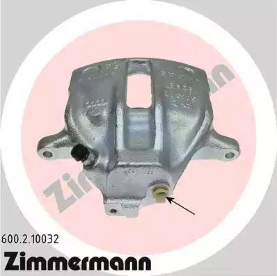 Zimmermann 600.2.10032 - Тормозной суппорт autosila-amz.com