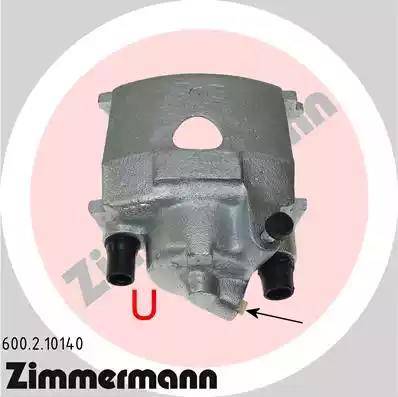 Zimmermann 600.2.10140 - Тормозной суппорт autosila-amz.com