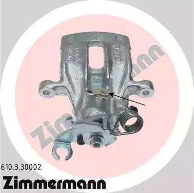 Zimmermann 610.3.30002 - Тормозной суппорт autosila-amz.com
