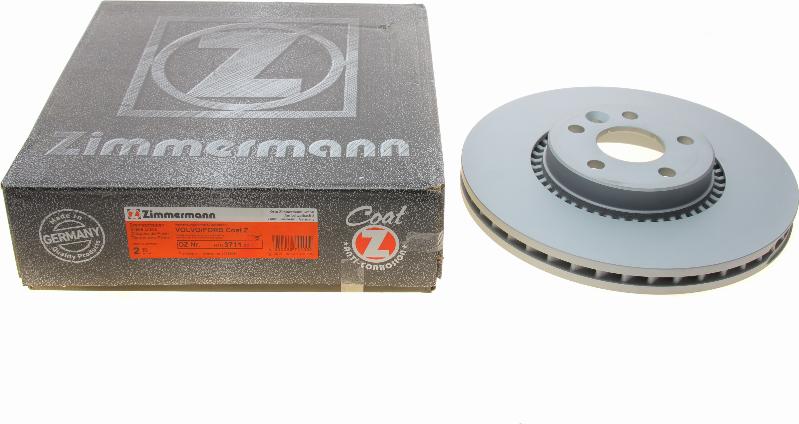 Zimmermann 610.3711.20 - Тормозной диск autosila-amz.com