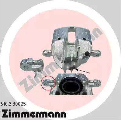 Zimmermann 610.2.30025 - Тормозной суппорт autosila-amz.com