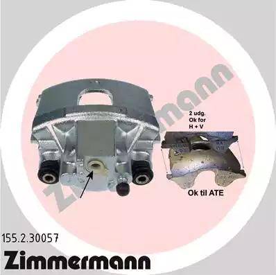 Zimmermann 155.2.30057 - Тормозной суппорт autosila-amz.com