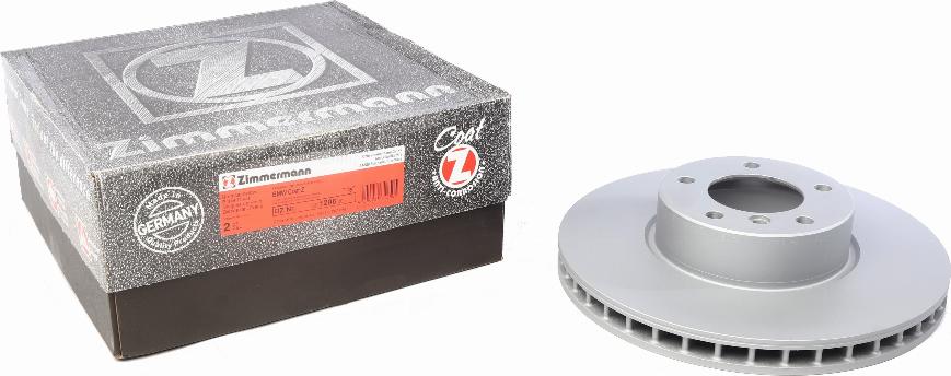 Zimmermann 150.1296.20 - Тормозной диск autosila-amz.com