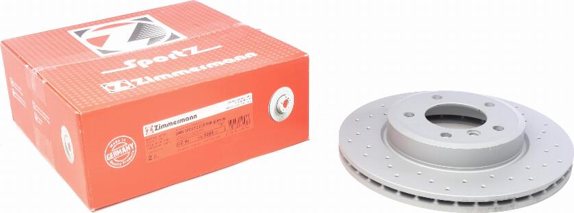 Zimmermann 150.1288.52 - Тормозной диск autosila-amz.com