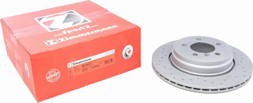 Zimmermann 150.3410.52 - Тормозной диск autosila-amz.com