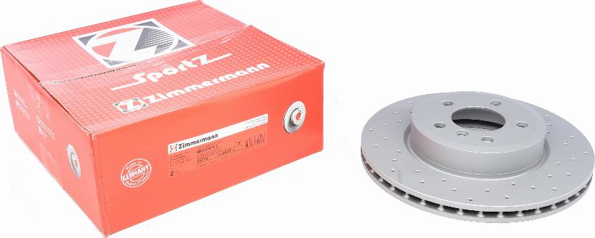 Zimmermann 150.3431.52 - Тормозной диск autosila-amz.com