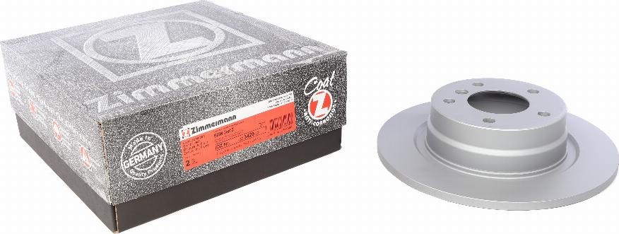 Zimmermann 150.3429.20 - Тормозной диск autosila-amz.com