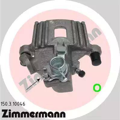Zimmermann 150.3.10046 - Тормозной суппорт autosila-amz.com