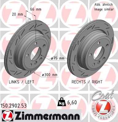 Zimmermann 150.2902.53 - Тормозной диск autosila-amz.com