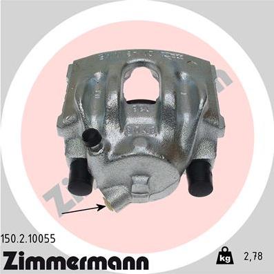 Zimmermann 150.2.10055 - Тормозной суппорт autosila-amz.com