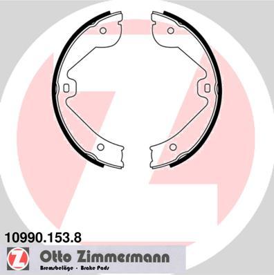 Zimmermann 10990.153.8 - Комплект тормозов, ручник, парковка autosila-amz.com
