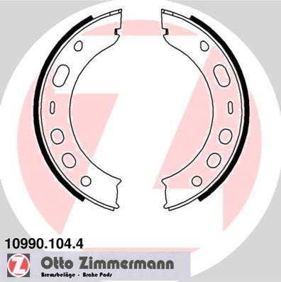 Zimmermann 10990.104.4 - Комплект тормозов, ручник, парковка autosila-amz.com