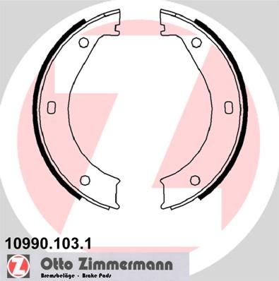 Zimmermann 10990.103.1 - Комплект тормозов, ручник, парковка autosila-amz.com