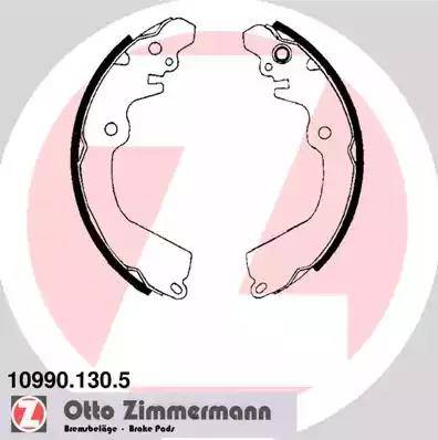 Zimmermann 10990.130.5 - Комплект тормозных колодок, барабанные autosila-amz.com
