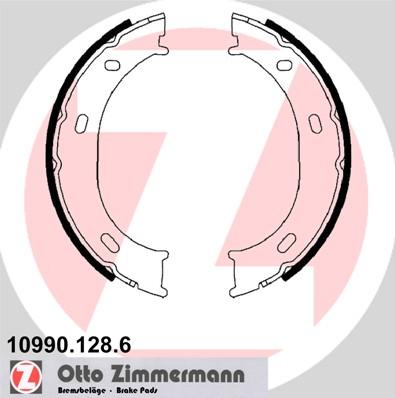 Zimmermann 10990.128.6 - Комплект тормозов, ручник, парковка autosila-amz.com