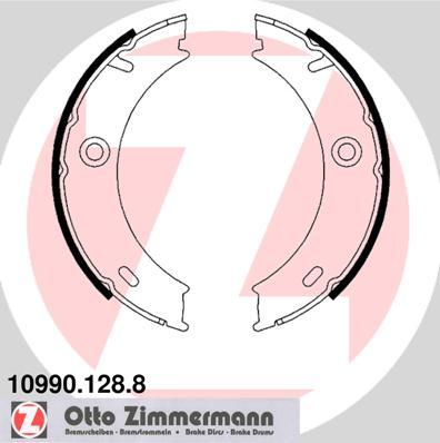 Zimmermann 10990.128.8 - Комплект тормозов, ручник, парковка autosila-amz.com