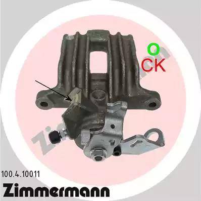 Zimmermann 100.4.10011 - Тормозной суппорт autosila-amz.com