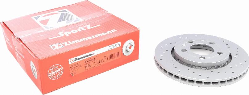 Zimmermann 100.1241.52 - Тормозной диск autosila-amz.com