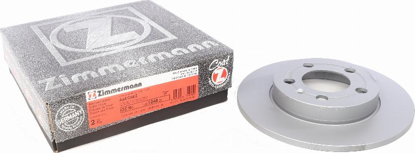 Zimmermann 100.1248.20 - Тормозной диск autosila-amz.com