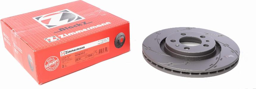 Zimmermann 100.1234.53 - Тормозной диск autosila-amz.com