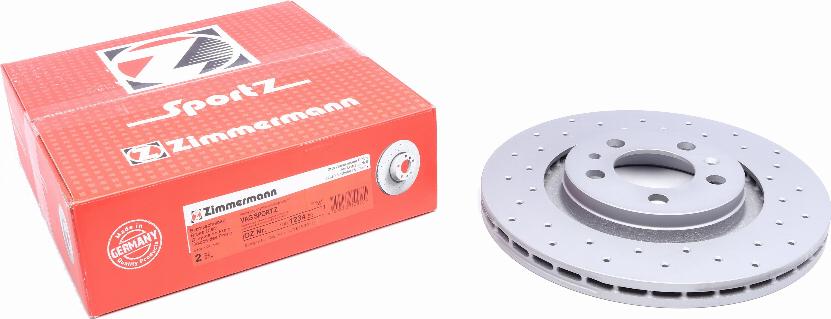 Zimmermann 100.1234.52 - Тормозной диск autosila-amz.com