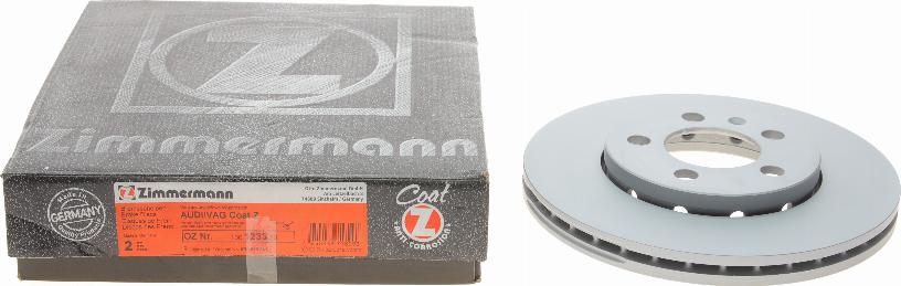 Zimmermann 100.1233.20 - Тормозной диск autosila-amz.com