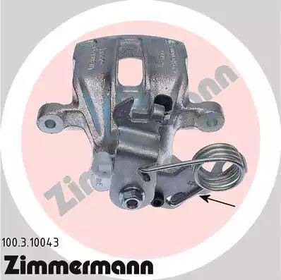 Zimmermann 100.3.10043 - Тормозной суппорт autosila-amz.com