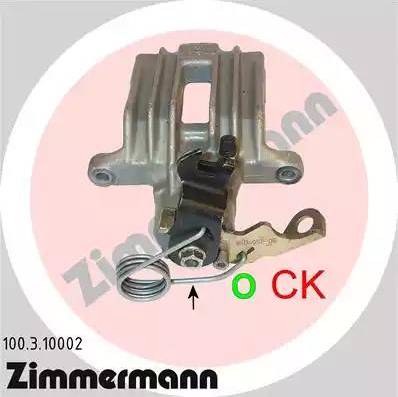 Zimmermann 100.3.10002 - Тормозной суппорт autosila-amz.com