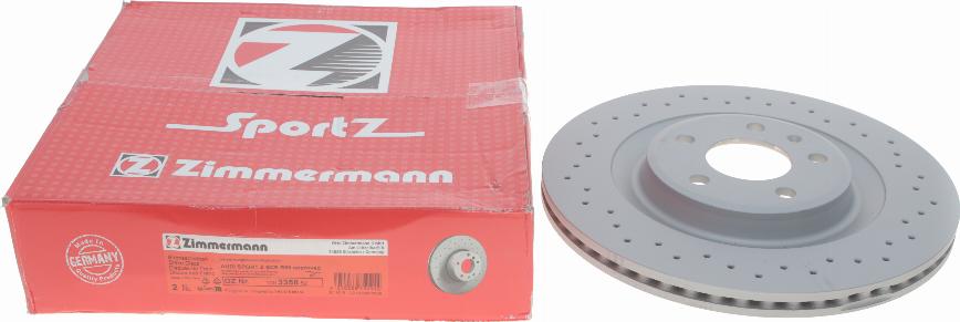Zimmermann 100.3358.52 - Тормозной диск autosila-amz.com