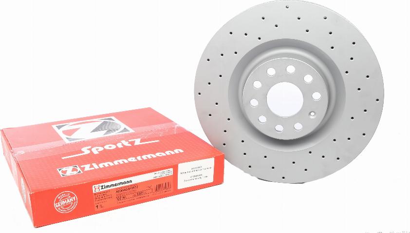 Zimmermann 100.3301.52 - Тормозной диск autosila-amz.com