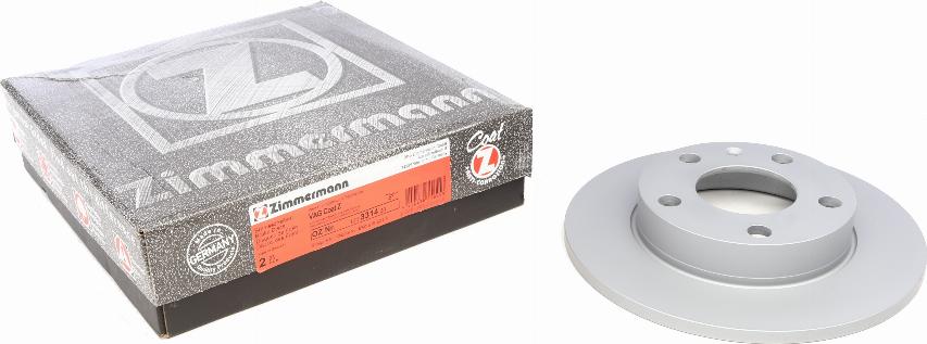 Zimmermann 100.3314.20 - Тормозной диск autosila-amz.com