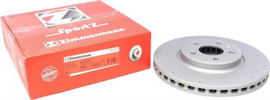 Zimmermann 100.3331.52 - Тормозной диск autosila-amz.com