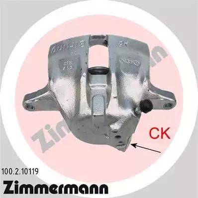 Zimmermann 100.2.10119 - Тормозной суппорт autosila-amz.com