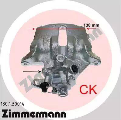 Zimmermann 180.1.30014 - Тормозной суппорт autosila-amz.com